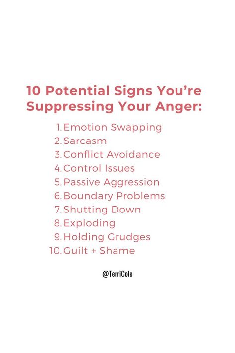 How To Deal With Repressed Anger, How To Let Anger Out, How To Know If You Have Anger Issues, Signs Of Anger Issues, Suppressed Anger, Healthy Boundaries Relationships, Terri Cole, Anger Coping Skills, Boundaries Relationships