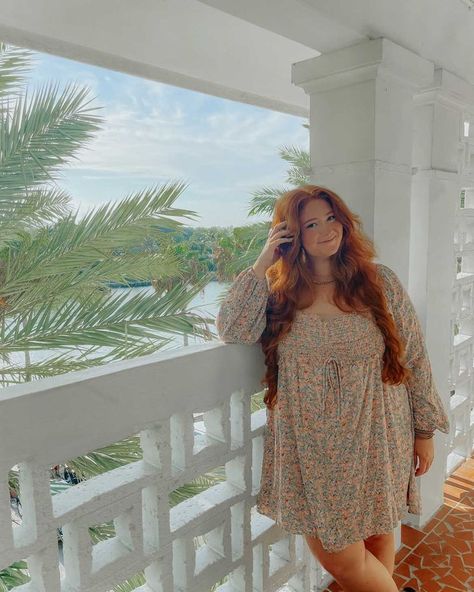 Plus Sized Redhead, Colors For Redheads To Wear, Curvy Red Head Woman, Plus Size Red Head, Mid Size Dresses, Fall Series, Plus Size Fashion Dresses, Plus Size Posing, Moms Fashion