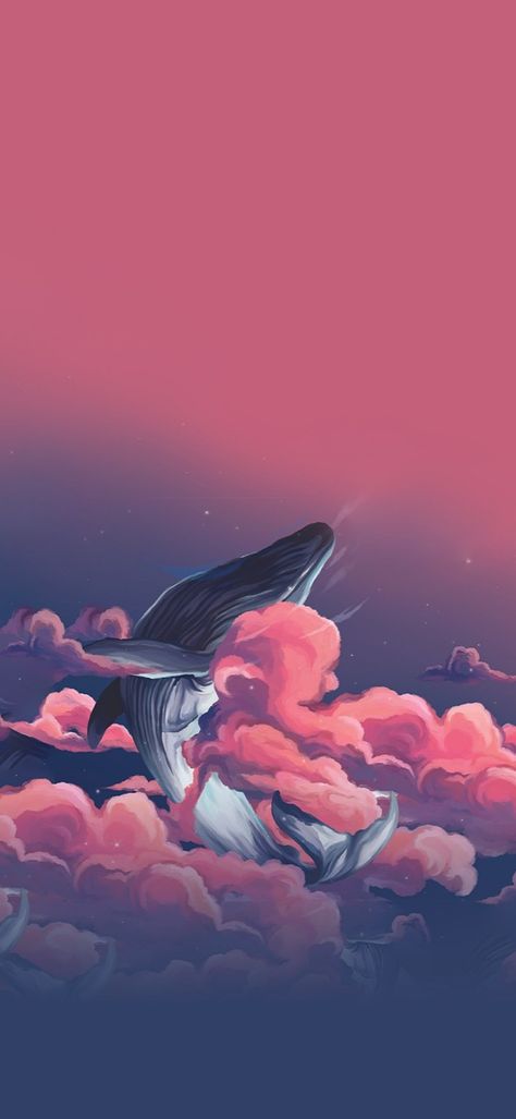 Space Whale Wallpaper, Whale 52, Whale Wallpaper, Space Whale, Astronaut Wallpaper, Wallpaper Purple, Whale Art, Ocean Sky, Sea World