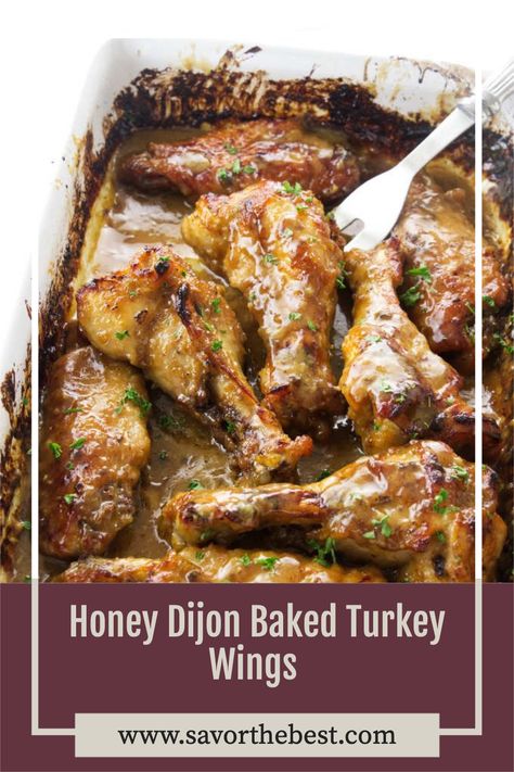 Honey Glazed Turkey, Sweet Mustard Sauce, Honey Dijon Sauce, Honey Mustard Turkey, Glazed Turkey, Turkey Drumsticks, Roast Gravy, Baked Turkey Wings, Dijon Sauce