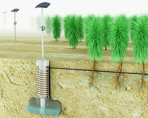 7,544 Me gusta, 35 comentarios - EngineeringPrinciples (@engineeringprinciples) en Instagram: "AIR DROP IRRIGATION....😃👌. I am here again with a new innovative idea....i.e the Airdrop irrigation…" Atmospheric Water Generator, Cute Backyard, Wallpaper Garden, Water From Air, Water Harvesting, Air Image, Water Generator, Recycled Garden, Garden Wallpaper