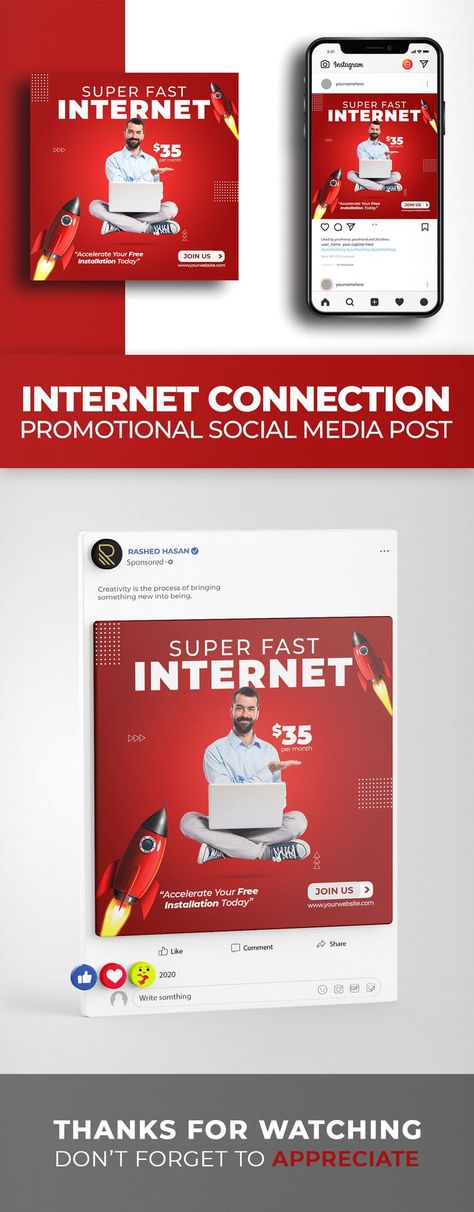 This is a clean eye-catchy professional Internet Broadband Promotional banner suitable for all ISP/Internet Service Provider. Promotional Banners, Tech Hacks, Promotional Flyers, Internet Providers, Fast Internet, Internet Service Provider, Internet Connections, Post Design, Service Provider