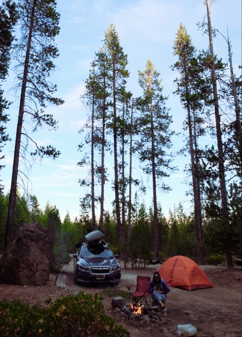 dispersed camping in Crater Lake, summer of 22 💗 #camping #outdoor #granola #pnw Pnw Roadtrip, Montana Road Trip, November Style, Pnw Trip, Oregon Coast Road Trip, 2024 Manifestations, Dispersed Camping, Lake Summer, Camping Vibes