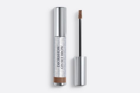 Waterproof Brow Gel with 24h Volume: Diorshow On Set Brow | DIOR Mascara Dior, Grey Eyebrows, Skincare Gifts, House Of Dior, Black Eyebrows, Arch Brows, Brown Eyebrows, Mascara Set, Eyebrow Mascara