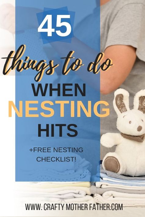 Nesting List, Nesting Checklist, Nesting Pregnancy, Nesting Party, Motherhood Tips, Pregnancy Info, Better Mom, 3rd Trimester, Baby Kicking