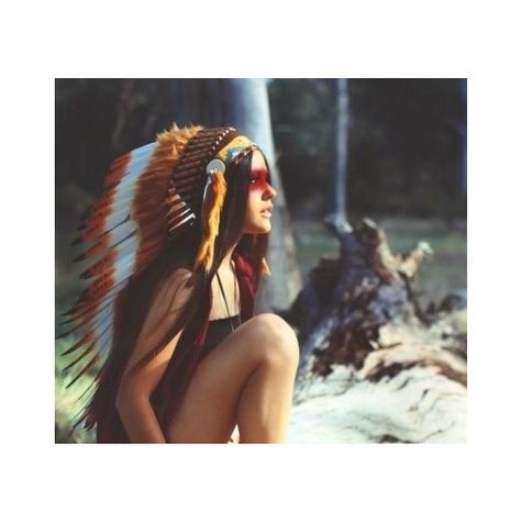 Feral ❤ liked on Polyvore Native American Photoshoot, American Photoshoot, Indian Headdress, Hallowen Costume, Indian Summer, American Beauty, Native American Indians, American Women, Headdress