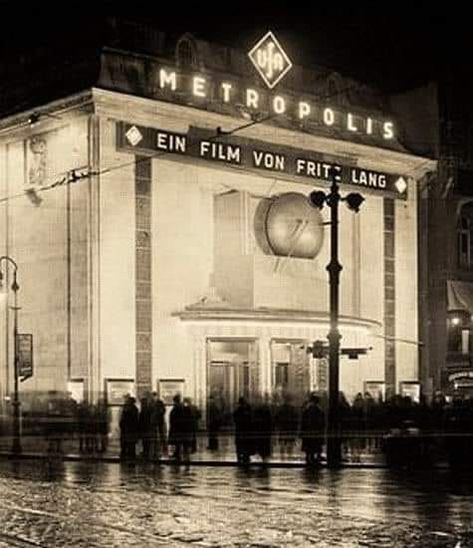 The Weimar Era - Arts of the Weimar Republic | UFA "Metropolis" by Fritz Lang Berlin, Nollendorfplatz, 1930 | Facebook Metropolis 1927, Berlin Photos, Fritz Lang, German Expressionism, Silent Movie, Art Deco Architecture, Silent Film, Berlin Germany, Favorite City