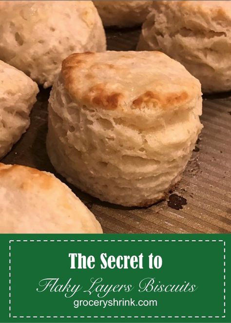 The Secret to Homemade Flaky Layers Biscuits – Grocery Shrink Layer Biscuits Recipes, Flaky Layer Biscuits Recipes, Cowboy Meals, Layered Biscuits, Buscuit Recipe, Biscuits Flaky, Flakey Biscuits, Biscuits Homemade, Best Biscuit Recipe