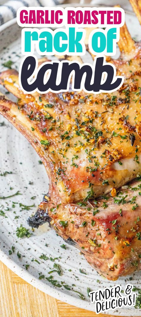 Bbq Rack Of Lamb, Lamb Recipes Oven, Grilled Lamb Recipes, Rotisserie Lamb, Lamb Rack Recipe, Roasted Rack Of Lamb, Roast Rack Of Lamb, Lamb Chop Recipes, Lamb Ribs