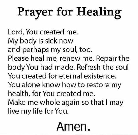 Prayers for healing: Prayer For The Sick, Prayer For Health, Everyday Prayers, God Heals, Prayers For Strength, Miracle Prayer, Healing Scriptures, Christian Prayers, Good Prayers