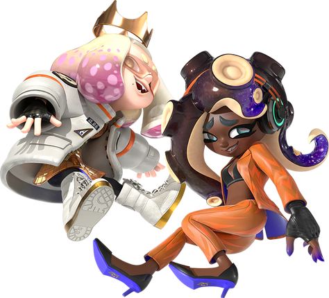 Marina Splatoon, Pearl And Marina, Squid Sisters, Nintendo Splatoon, Side Orders, Side Order, Splatoon 2 Art, Salmon Run, Splatoon 3