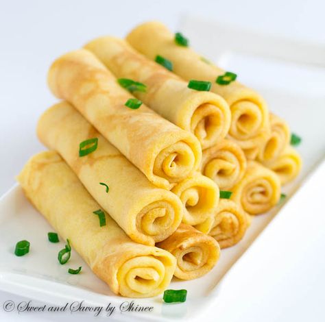 Delicate and savory, these cheese crepes, made with extra sharp cheddar cheese, will be your favorite alternative to sweet crepes. Cheese Crepes, Potato Breakfast Recipes, Easy Crepe Recipe, Extra Sharp Cheddar, Crepes And Waffles, Sweet Crepes, Savory Cheese, Savory Crepes, Breakfast Potatoes