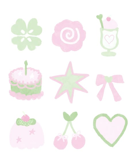 Pink Items, Mickey Mouse Art, App Pictures, Green Sticker, Phone Inspiration, Class Design, Digital Stickers, Iphone Icon, Phone Themes