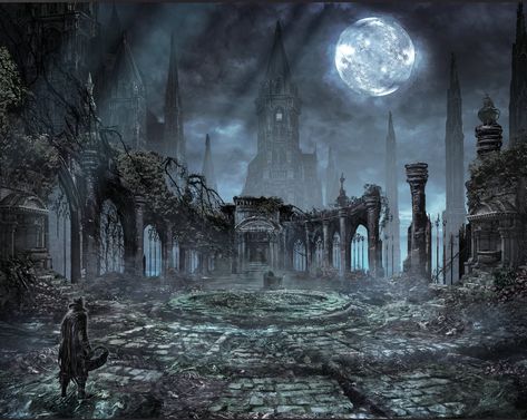 Bloodborne Concept Art, Sif Dark Souls, Bloodborne Art, Old Blood, Dark Souls Art, 다크 판타지, Dark Soul, Bloodborne, Gothic Horror