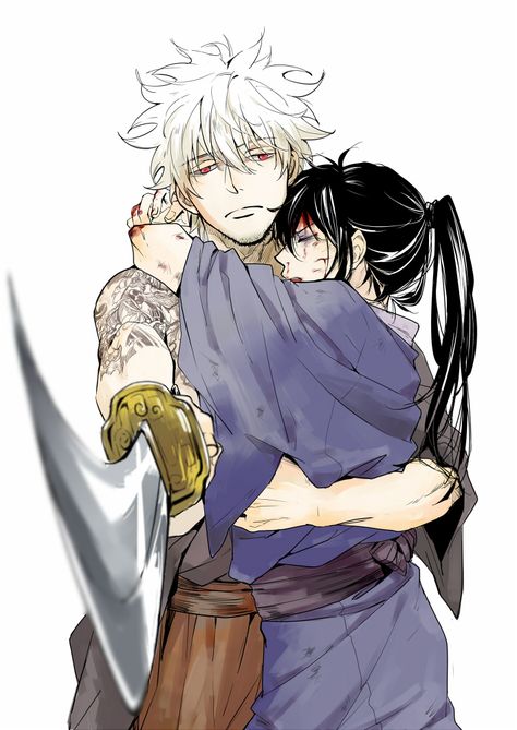 GinHiji Sakata Gintoki x Hijikata Toshirou Anime-Manga: Gintama Artist: http://www.pixiv.net/member.php?id=3452620 Rin Okumura, Gin Tama, Ciel Phantomhive, Anime Movies, Anime Images, Game Art, Gin, Anime Guys, Manga Anime