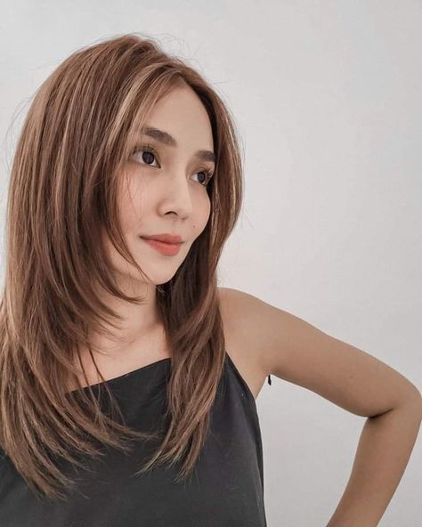 Kathryn Bernardo Hairstyle, Haircuts For Long Hair With Layers, Haircuts For Medium Length Hair, Layered Haircuts For Medium Hair, Kathryn Bernardo, Hairstyles For Layered Hair, Medium Short Hair, Haircut Inspiration, Shot Hair Styles