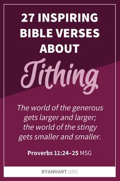 In this post you'll discover inspiring bible verses about tithing and offerings. Find out what the Old and New Testament say about the tithe. Tithing Scripture, Prosperity Scriptures, Bible Verse About Giving, Bible Food, Top Bible Verses, Scripture Tattoos, Inspiring Bible Verses, Bible Verse List, Prayer Strategies