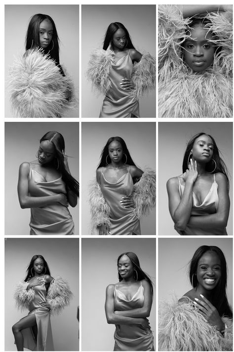 Session with Naija | Black and white portraits | Atlanta photographer | Black women photography Black And White Photoshoot Black Women, Black And White Photoshoot, Photography Lighting Techniques, Single Poses, Black And White Photography Portraits, Headshot Ideas, Freelance Photography, Studio Portrait Photography, Minimal Photo