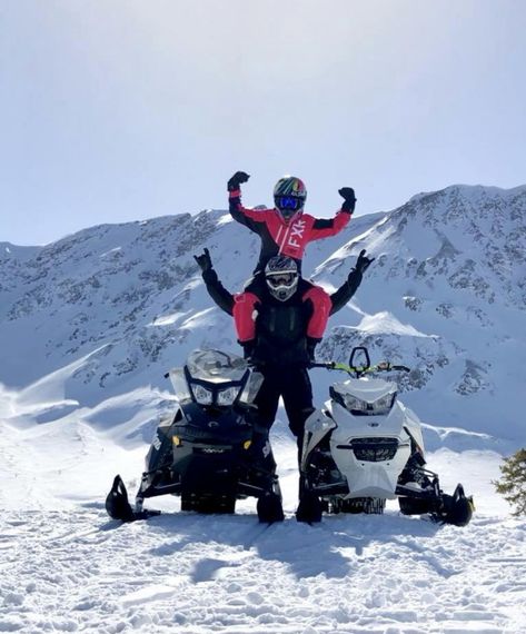 Sled photo  Snowmobile couple Snowmachine couple Skidoo 600 Skidoo 850  Couple photos Snowmobile Picture Ideas, Snowmobile Couple Pics, Snowmobiling Aesthetic, Couple Snowmobile Pictures, Snowmobiling Girl, Snowmobile Couple, Snowmobile Girl, Cool Snowmobile Pictures, Skidoo Snowmobile