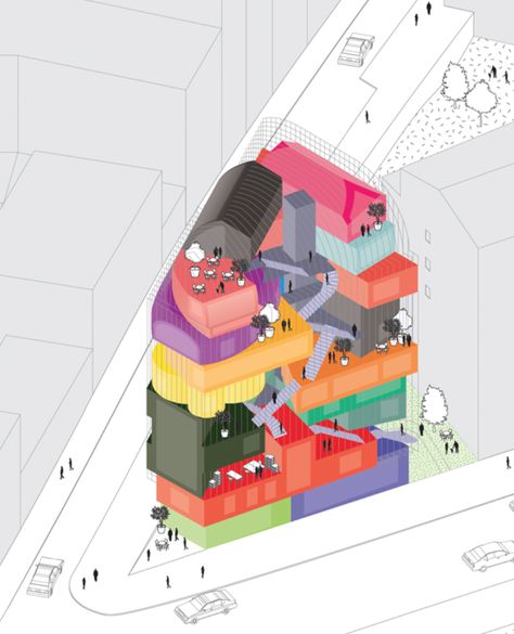 parece nosso terreno! Mvrdv Diagram, Topography Architecture, Architecture Analysis, Architecture Software, Spatial Analysis, Axonometric Drawing, Architecture Program, Architecture Presentation Board, Architectural Rendering