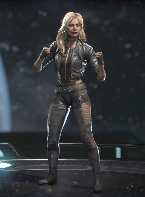 Black Canary Injustice 2, Injustice Comic, Injustice 2 Characters, Black Canary Costume, Dinah Lance, Arrow Black Canary, Revealing Outfits, Lance Black, Injustice 2