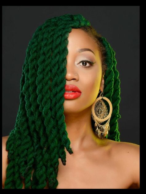 Latest Hairstyles For Ladies, Brazilian Wool Hairstyles, Ghana Braids Hairstyles, Yarn Twist, Yarn Braids, Colored Braids, Faux Locs Hairstyles, Braided Hairstyles For Teens, Natural Hair Styles Easy