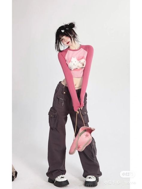 Pose Mannequin, Clothes Reference, Pose References, Outfits Y2k, Kawaii Fashion Outfits, Figure Poses, Girl Standing, Reference Poses, Japanese Street Fashion