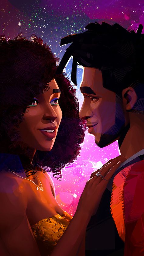 Download Free Entergalactic Wallpaper. Discover more Anime, Entergalactic, Entergalactic Netflix, Kid Cudi wallpaper. Entergalactic Netflix Art Wallpaper, Entergalactic Netflix Art, Kid Cudi Wallpaper, Black Couple Art, Jessica Williams, Kid Cudi, Black Cartoon, Black Love Art, Art Wallpaper Iphone