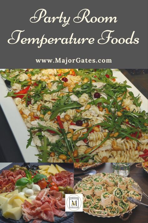 When planning a party or event you have to consider room temperature foods that serve well that can be eaten throughout the event. Warm food is harder to keep warm than cold foods are to keep cold. You can always sit a variety of platters on ice with little to no expense. I will offer suggestions for room temperature foods that serve well throughout a party or event. #party #partyfood #food Cold Dinner Party Ideas, Cold Tail Gate Food Ideas, Appetizer That Can Sit Out, Cold Food Platters, Cold Reception Food, Keep Party Food Cold, Cold Party Dishes, Cold Lunch Buffet Ideas, Cold Entrees For Party