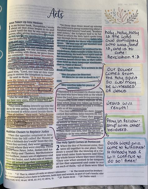 Acts 1 Bible Journaling, The Book Of Acts Bible Study, Book Of Acts Bible Journaling, Book Of Acts Bible Study, Book Of Acts Bible, Acts Bible Journaling, Acts Bible Study, Acts Chapter 1, Uni Recipes