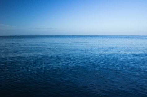 Blue dark and deep ocean, horizontal sea... | Premium Photo #Freepik #photo #winter #water #nature #blue Ocean Horizontal, Horizon Photography, Water Nature, Sea Photo, Deep Ocean, Blue Dark, Premium Photo, Blue Sky, Stock Photos