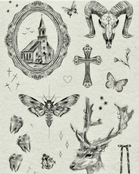 sweet mourning lamb tatoo thel cain - Yahoo Image Search Results Please Tattoo, Vintage Tattoo Art, Dna Tattoo, Small Girly Tattoos, Ethel Cain, Flash Sheet, Cute Tiny Tattoos, Gothic Tattoo, Tattoo Font