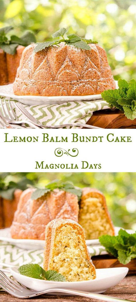 Lemon Balm Bundt Cake for #BundtBakers