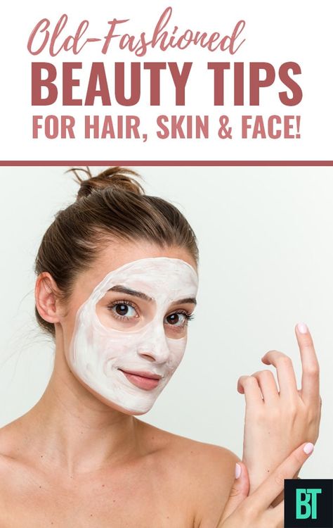 Good, old fashioned beauty tips and tricks for healthy hair, glowing skin and beautiful face. How to look beautiful for cheap! Some great beauty tips and DIY natural treatments for you to try at home today. #beauty #beautytips #haircare #skincare #facecare #diybeauty Best Hair Curler, Normal Skin Care Routine, Tips For Hair, Tweezing Eyebrows, Beauty Tips And Tricks, Natural Beauty Diy, Beauty Regime, For Healthy Hair, Diy Remedies