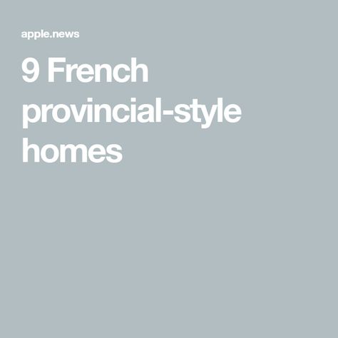 9 French provincial-style homes French Provincial Home, Australian House, Provincial Home, Provincial Style, Homes To Love, French Provincial Style, Australian Homes, House Garden, French Provincial