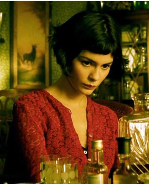 Audrey Tautou, Woman In Red, I Love Cinema, French Cinema, 인물 사진, Film Stills, Amelie, Movie Scenes, Cinematography