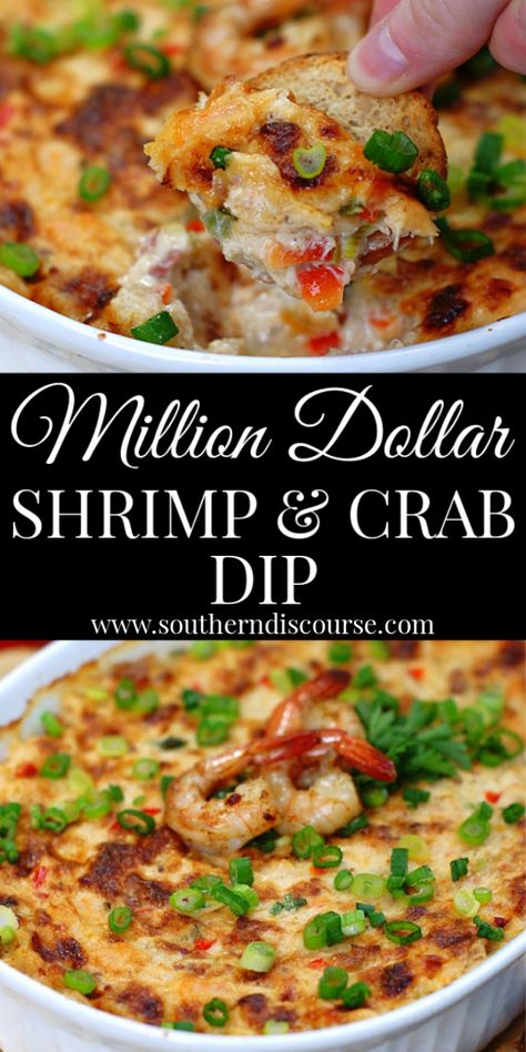 Shrimp Crab Dip, Shrimp And Crab Dip, Appetizers Seafood, Seafood Dip, Nacho Dip, Dip Easy, Hot Crab Dip, Seasoning And Spice, Crab Dip