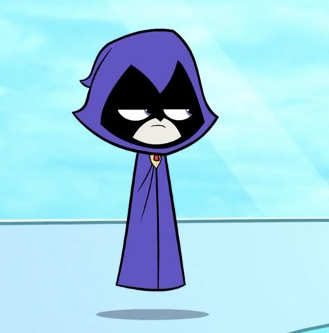 Raven Cartoon Character, Raven Cartoon, Raven Ttg Icon, Raven Teen Titan Icon, Raven Titans Go, Raven Aesthetic Titans, Raven From Teen Titans, Raven Titan, Raven Icon