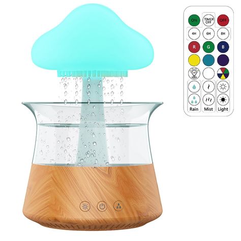 PRICES MAY VARY. [Multifunctional Design] This cloud rain humidifier features multifunctional that combining humidifier, essential oil diffuser and white noise. The raindrop sound is relaxing and helpful to fall sleep easier. Add essential oils to the cloud rain humidifier bringing aroma and creating a comfortable environment relieving fatigue. Note: Essential oil is not included in the package. [7 Colors Light] This cloud rain humidifier features 2 modes LED light effect. 7 colors cycle light o Rain Humidifier, Cloud Diffuser, Cloud Humidifier, Cloud Rain, Essential Oil Mist, Dream Classroom, Humidifier Essential Oils, Aroma Essential Oil, Sound Of Rain