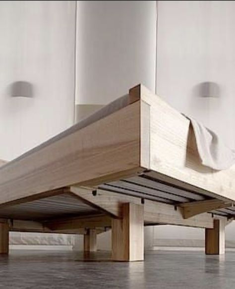 Bed Frame Design, Wooden Bed Design, Diy Sofa Table, Diy Bed Frame, Diy Patio Furniture Cheap, Wooden Pallet Projects, Wood Bed Frame, Bed Furniture Design, Diy Furniture Easy