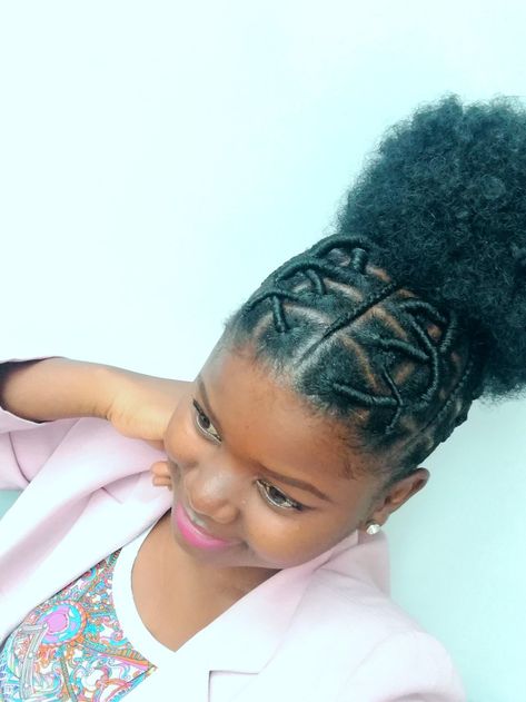 Free Hand Plaiting Natural Hair, Hairstyles 4c, Black Baby Girl Hairstyles, Amika Hair, Hairstyle Ponytail, Amika Hair Products, Twist Updo, Flat Twist Updo, Natural Afro