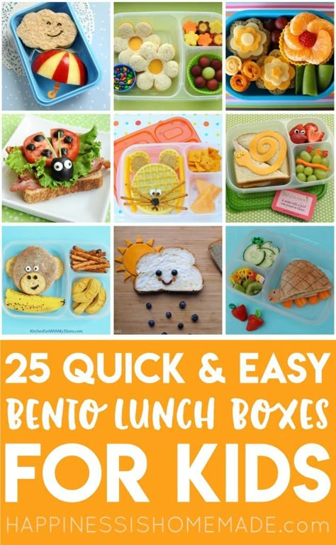 Easy Bento Lunch, Poster Shopping, Bento Lunch Box Ideas, Creative School Lunches, Easy Bento, Kotak Bento, Fun Kid Lunch, Bento Box Lunch For Kids, Kids Locker