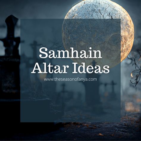 Need some Samhain altar ideas to better connect with your ancestors? Here is everything you need to know about setting up your Samhain altar Halloween Altar Ideas, Samhain Ancestor Altar, Autumn Altar Ideas, Samhain Altar Ideas, Ancestor Altar Ideas, Samhain Alter, Small Altar Ideas, Altar Ideas Sacred Space, Pagan Celebrations