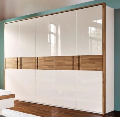 Wardrobe - 8 - Door Wooden Openable Glossy Finish Wardrobe Unit Wardrobe Laminate, Wardrobe Laminate Design, Laminate Design, Sliding Door Wardrobe Designs, Wall Wardrobe Design, Wooden Wardrobe Design, Wardrobe Design Modern, Modern Cupboard, Bedroom Cupboard