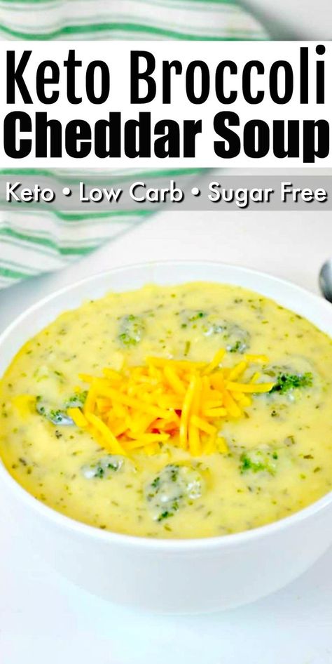 Keto Broccoli Cheddar Soup, Easy Broccoli Cheddar Soup, Keto Broccoli, Low Carb Soup Recipes, Keto Soup, Broccoli Soup, Low Carb Soup, Broccoli Cheddar Soup, Cheddar Soup