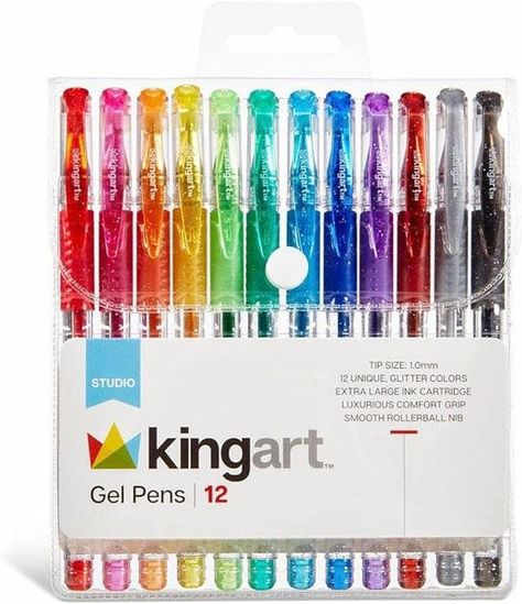 Glitter Gel Pens, Gel Pens Coloring, Art Pens And Markers, Pen Brands, Gel Pens Set, Glitter Pens, Art Pens, Markers Set, Glitter Gel