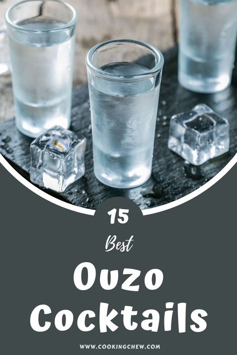 Ouzo Cocktail Drink Recipes, Ouzo Lemonade, Ouzo Cocktail, Greek Cocktails, Ouzo Drinks, Greek Drinks, Ouzo Cocktails, Greek Night, Triple Sec Cocktails