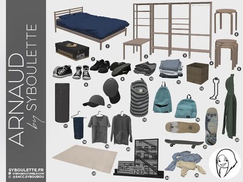 Arnaud bedroom cc sims 4 – Syboulette Custom Content for The Sims 4 Male Room Cc Sims 4, Sims 4 Cc Male Decor, The Sims 4 Cc Furniture Pool Patreon, Sims 4 Cc Male Bedroom, Sims 4 Cc Furniture Bedrooms Teens Boys, Sims4 Cc Decor Patreon, Sims 4 Cc Male Room Decor, Sims 4 Male Decor Cc, Sims 4 Male Bedroom Cc