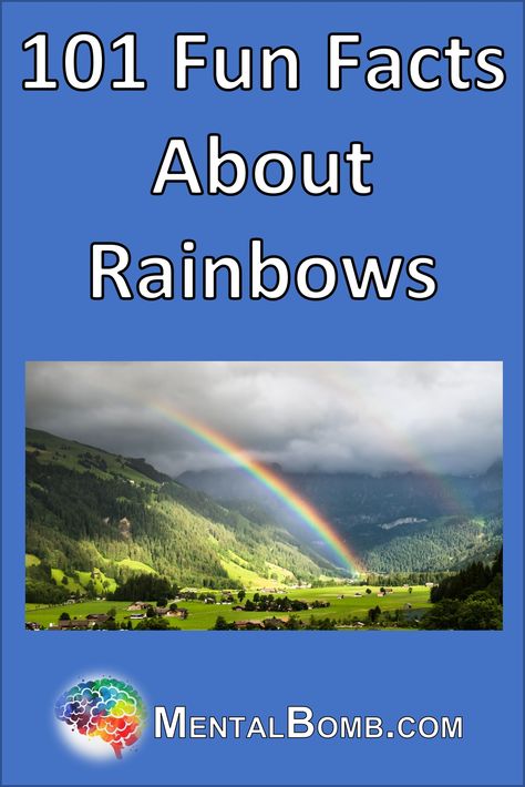 In addition to over 101 fun facts about Rainbows, learn more about their causes, how they are studied, legends about them, and so much more! #FunFacts Rainbow Facts, About Rain, 5th Grade Art, Ss 2024, Type Of Business, Spring Fun, Business Operations, Surprising Facts, 5th Grades