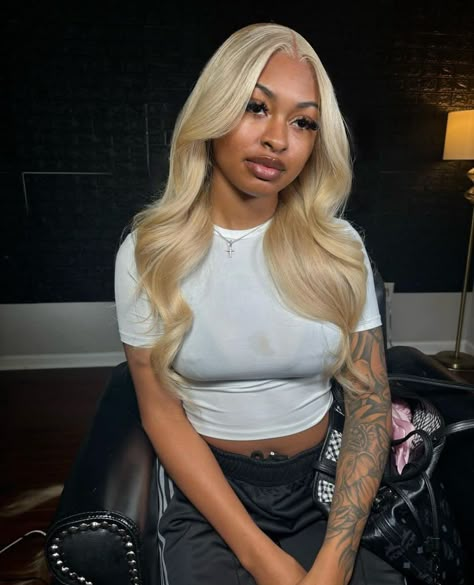 Blonde Body Wave, Body Wave Bundles, Frontal Wig Hairstyles, Quick Weave Hairstyles, Frontal Hairstyles, Pretty Hair Color, Double Stitch, Dope Hairstyles, Hair Ponytail Styles